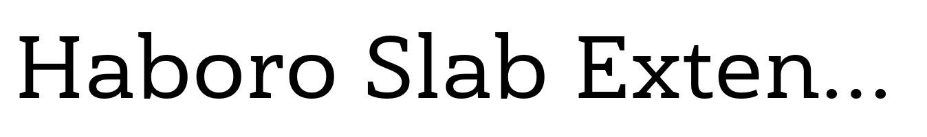 Haboro Slab Extended Medium